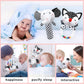 XIXILAND Baby Rattles for 0-6 Months - Soft Sensory Toys for Infants, Brain Development, Perfect Newborn Shower Gift