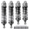AllinRC 4Pcs All Metal Aluminum Front & Rear RC Shocks for 1/10 RC Truck Traxxas Slash Rustler Stampede Hoss 4X4 Replace 5862 37
