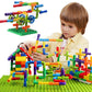 Burgkidz 426 Pieces Toy Pipe, Creative Stem Tube Locks Construction With Wheels And Mini Baseplate, Interlocking Educational Sensory Kit, Preschool Learning Toys For Boy And Girls Ages 3+