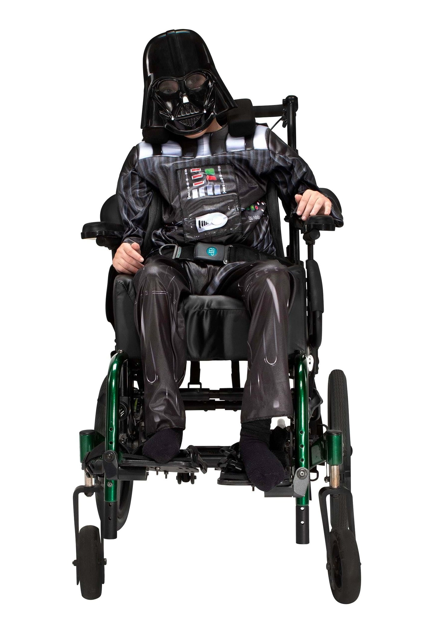 Star Wars Darth Vader Official Youth Adaptive Costume - Costumes With Adaptive Features (Wheel Cover Sold Separately) (L) Multi