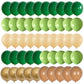 Sage Green Brown Balloons, 60Pcs Green Brown Beige Jungle Safari Wild Woodland Balloon, Retro Green Metallic Gold Coffee Apricot