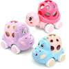 Xfffun Pink Cars For Toddler Girls Valentines Day Gifts, Push N Go Friction Car Toys Rattle Toy Pink Truck For Toddlers, Valenti