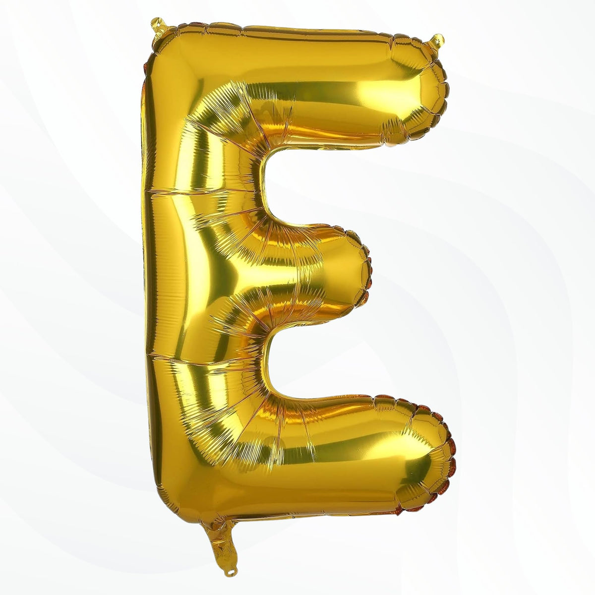 Flyloons Gold E Letter Foil Balloon Alphabets Balloons Perfect for Birthday Decoration Items, Anniversary, Bachelorette, Wedding