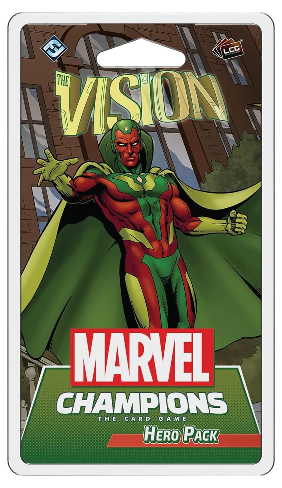 Marvel Champions The Card Game Vision HERO PACK  Superhero Strategy Game, Cooperative Game for Kids and Adults, Ages 14+, 14 P