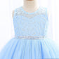 Cosplay Life Floral Dress - Matching Girls and mature-themed Sets for Weddings  Parties  Dress-Up Fashion (Baby Blue  6YRS)