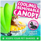 Ruperts Float Dog Pool Float | Inflatable Canopy Loungers for Pets | Water Rafts for XSmall to Small Dogs & Puppies | Puppy Pool