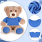 Roundfunny Bear Tee Shirt Fit 14-18Inch Bear Clothes Stuffed Animal Clothes Shirt Basic Stuffed Bears Dolls Shirt, Blue