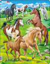 Larsen Puzzles Horses 65 Piece Childrens Jigsaw Puzzle