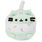 Gund Ice Cream Sandwich Pusheen Sweet Dessert Squishy Plush Stuffed Animal Cat For Ages 8 And Up, Mint And White, 4
