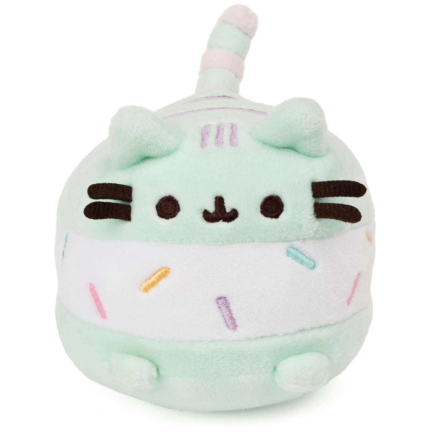 Gund Ice Cream Sandwich Pusheen Sweet Dessert Squishy Plush Stuffed Animal Cat For Ages 8 And Up, Mint And White, 4