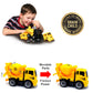 MUKIKIM Construct A Truck - Mixer. Take it Apart & Put it Back Together + Friction Powered(2-Toys-in-1!) Awesome Award Winning T