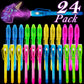 24 Pack 2 Style Invisible Ink Pen With Uv Black Light Easter Basket Stuffers Secret Spy Pens Magic Disappearing Ink Markers School Supplies Kids Party Favors Boys Girls Easter Goodie Bags Fillers