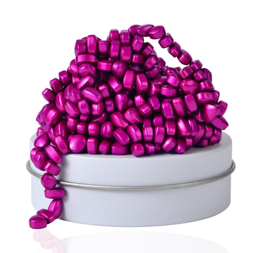 Magnetic Ferrite Putty Rocks,Rose Red More Than 300 Weak Magnetic Smooth Ferrite Pebbles, Magnet Rock Desk Toys And Time-Killer