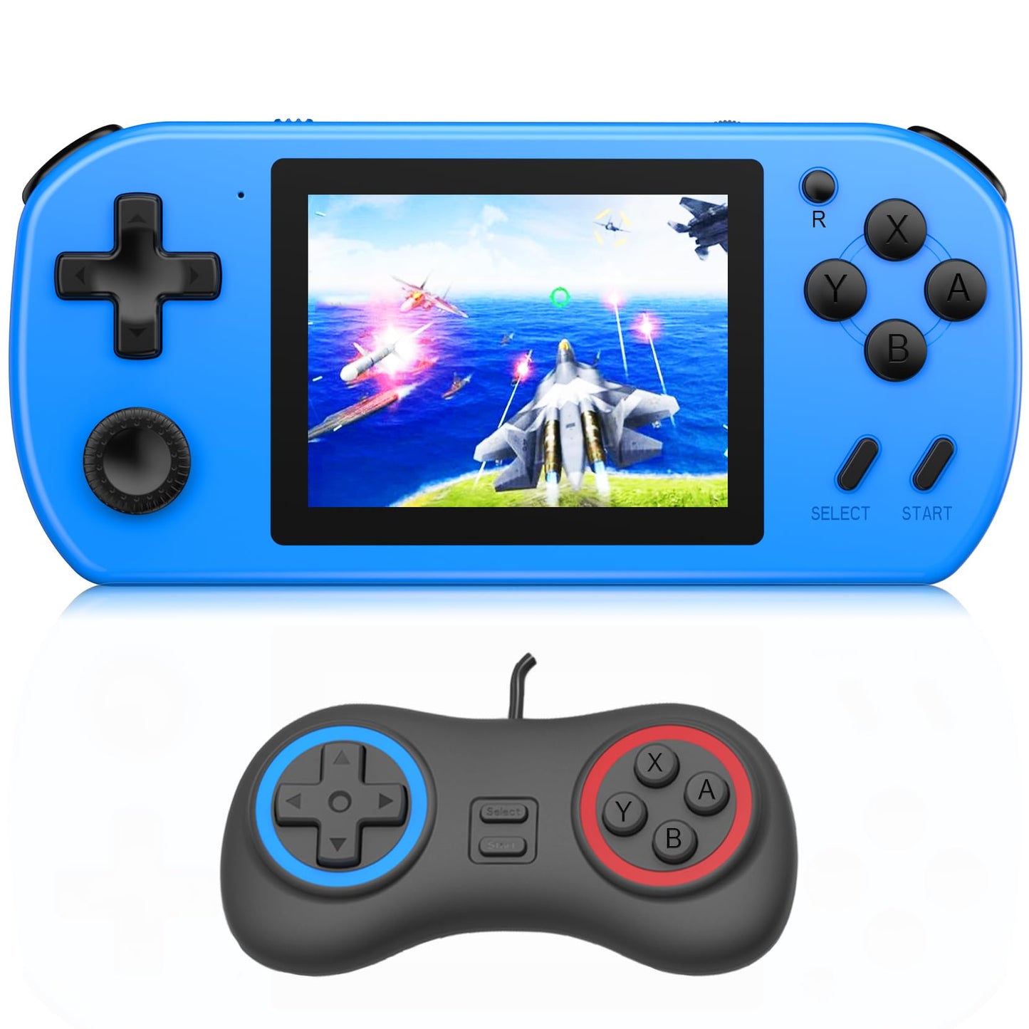 Culageimi Handheld Game Console For Kids Adults Built-In 270 Retro Video Games, Portable Gaming System With Rechargeable Battery