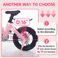 Leichten Kids Bike Kickstand For 18 Inch Wheel Children'S Bicycle Single-Side Kick Stand Rear Mount Bikes Support Racks Pink For