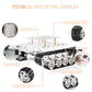 Professional Shock-Absorbing Metal Robot Tank Chassis With Dc Encoder Motor For Arduino/Raspberry Pie, Tracked Suspension Absorp