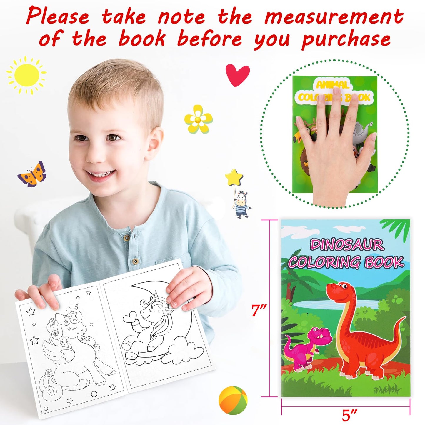 28PCS Small Coloring Books for Kids Ages 2-4,4-8 - Birthday Party Favors Gifts Goodie Bags Stuffer Fillers Classroom Activities