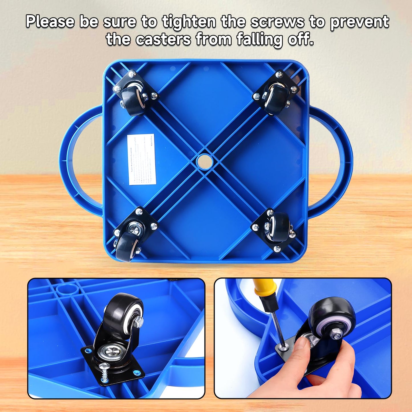 Gse Games & Sports Expert 6-Pack Floor Scooter Board With Handles, Sitting Scooter For Kids Indoor Play Equipment, Fun Scoot Boa