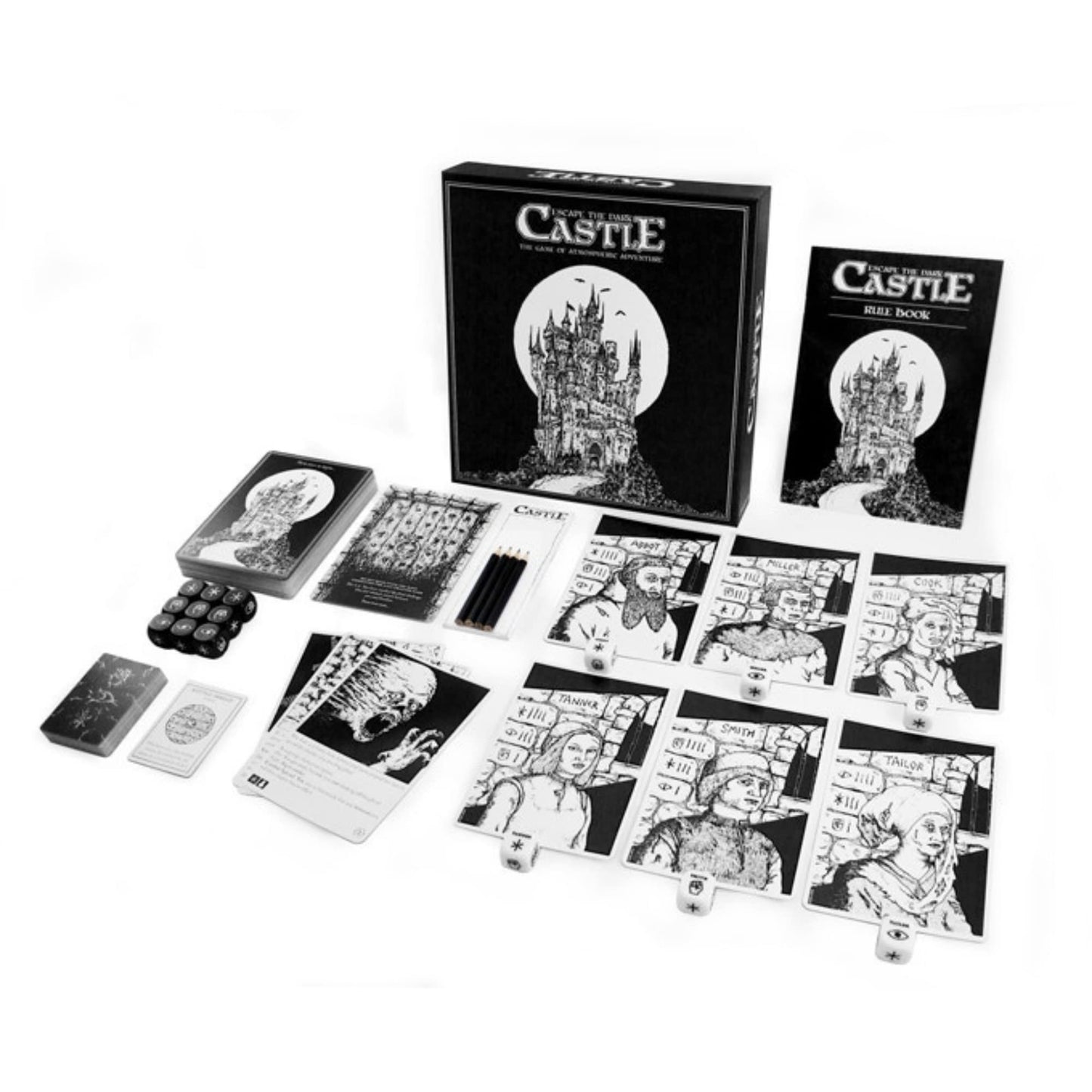 Escape the Dark Castle Board Game | Horror Game | Strategy Game | Cooperative Adventure Game for Adults and Teens | Ages 14+ | 1