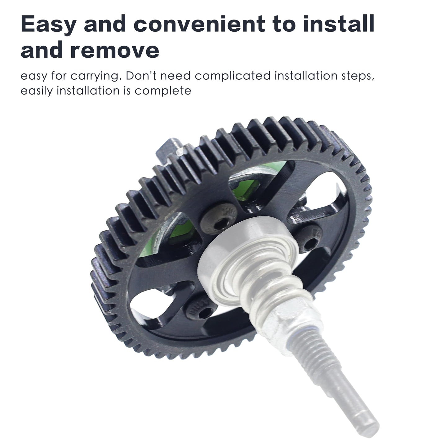 Raflot Hardened Steel 54T Spur Main Gear For 1/10 Traxxas Slash Traxxas Rustler Traxxas Stampede Platinum 4X4 Vxl 2Wd Jato Rally