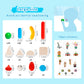 TOKBLOK Magnetic Building Sticks - 76pcs Circus Set, ABS Plastic, Educational STEM Toys for 3 Years Old Kids, Montessori Gift