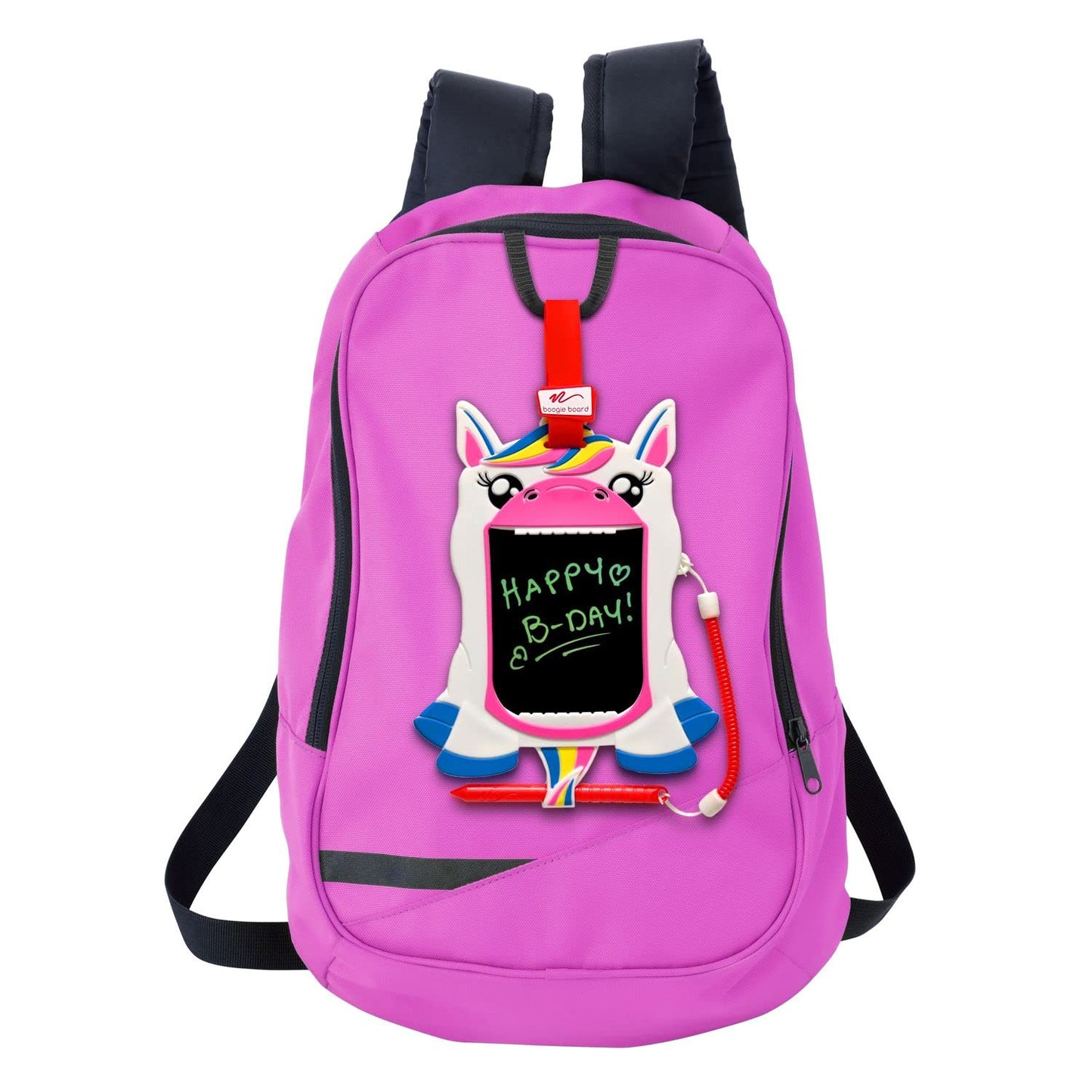 Boogie Board Kids Sketch Pals Portable Authentic Doodle Board, 4-Inch Reusable Drawing Pad With Attached Stylus, Perfect For Travel & Road Trips For Kids Ages 4+, Unicorn