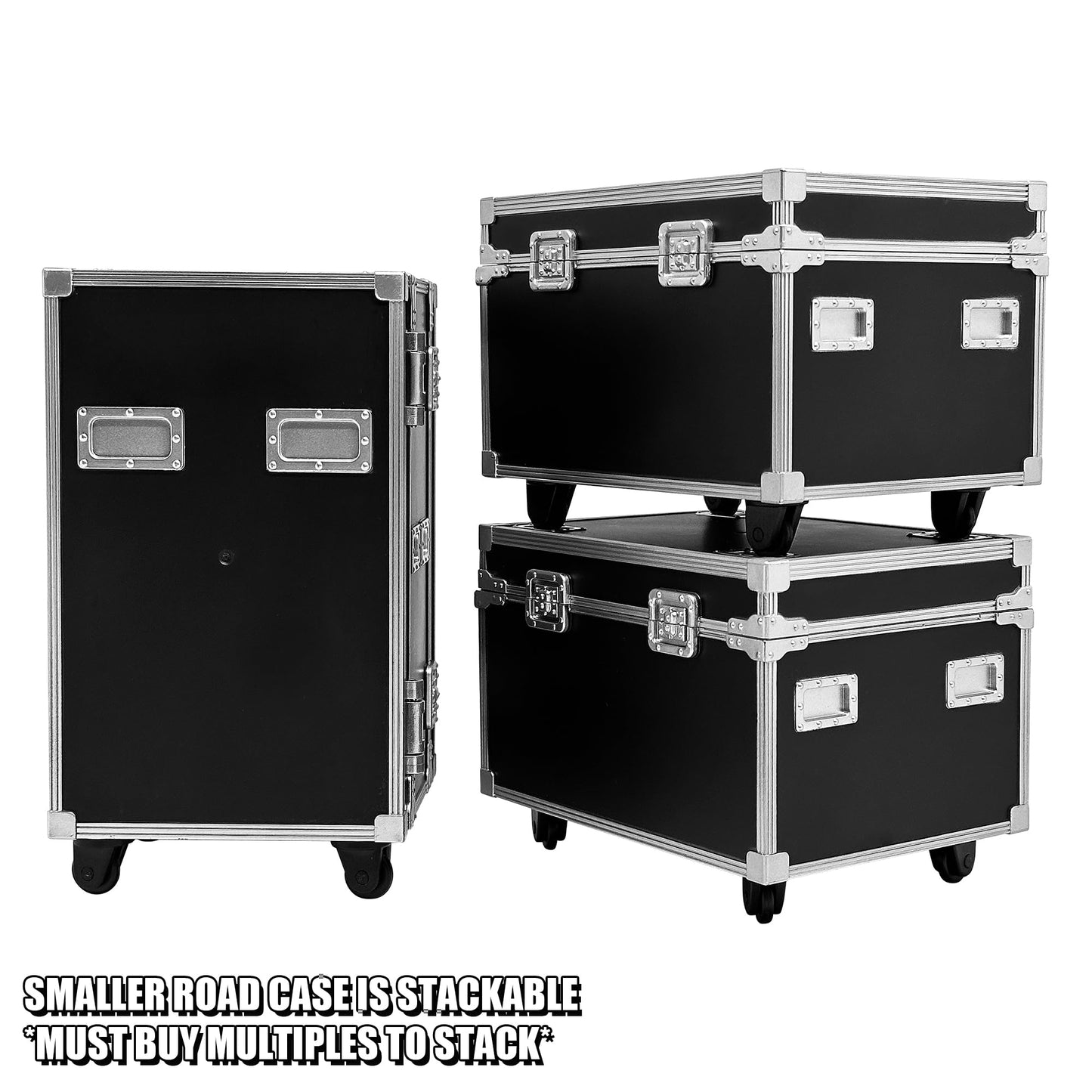 Set of 2 Road Cases for Wrestling Action Figures