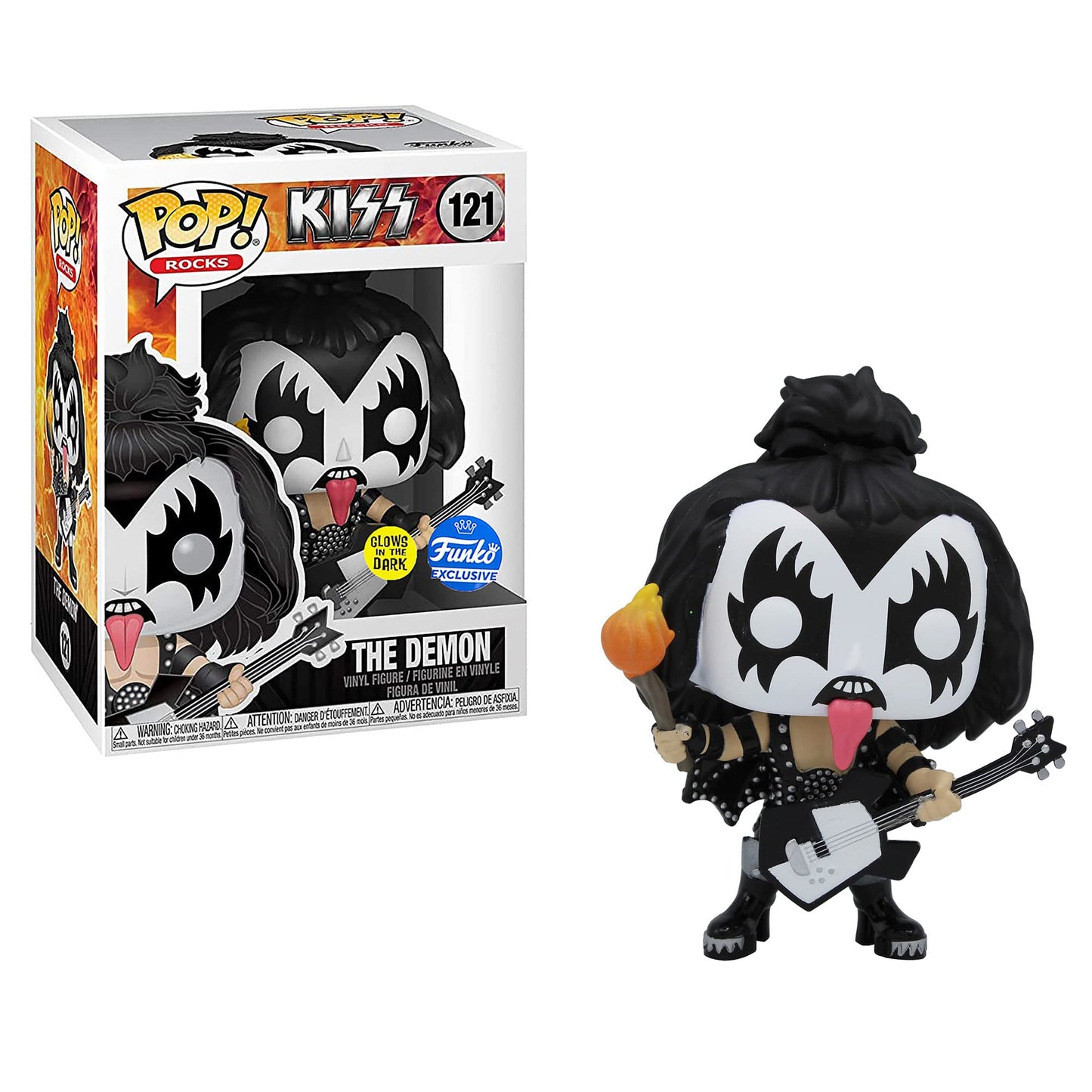 Funko POP! KISS: The Demon - Glow in The Dark Collectible - Online limited availability