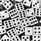 Super Z Outlet Standard 16mm White Dice with Black Pips Dots for Board Games, Activity, Party Favors, Toy Gifts (100 Pack)