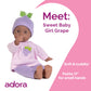 Adora Sweet Baby - 11    Soft & Cuddly Baby Doll, Realistic Features, Gentle Scent, Machine Washable, Lightweight & Easy to Hold