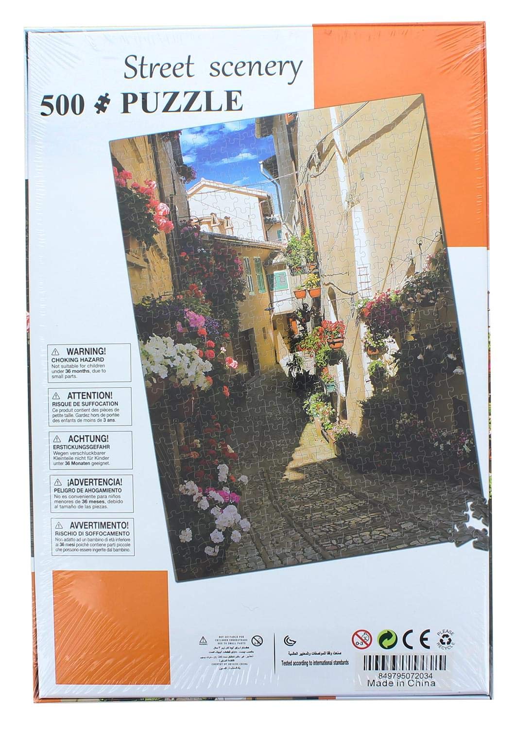 Street Scenery Village Street 500 Piece Jigsaw Puzzle