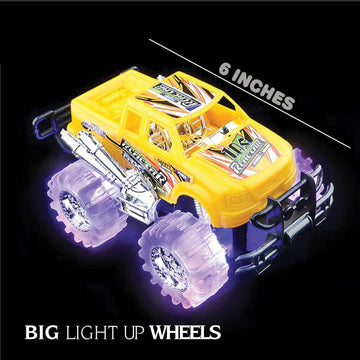 ArtCreativity Light Up Monster Trucks for Boys and Girls, Toy Truck Set of 2, Monster Trucks for Boys 3-6 Years Old, Toddler Mon