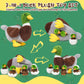 Xyhqyb 5 Pcs Duck Stuffed Animals Sets, Mommy Duck Plush Toy With Stuffed Ducklings In Zippered Belly For Girls Boys Birthday Ch