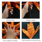 6 Pcs Orange Star Foil Balloons One-Piece 14-Pointed Star Balloons 4D Starburst Cone Mylar Balloons 22Inch Christmas Birthday We