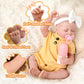 Jirachi Lifelike Reborn Baby Dolls, Real Life Vinyl Body Sleeping Baby Girl, 18 Inch Realistic Reborn Baby With Feeding Accessories For Girls Age 3+