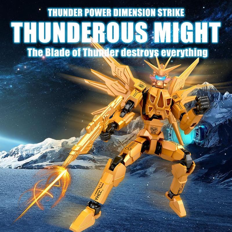 WKSBBTS T13 Action Figure 2Pack Sets - Already Assembled 3D Printed Collectible Toy with Dummy 13  Titan 13 Robot T-13 Model Dummy Toys Kit for 6 7 8 9 10 11 12 Years Old Kids Gift & mature-themeds