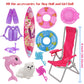 Ztweden 42Pcs Doll Clothes And Swimming Accessories For 12 Inch Boy And Girl Dolls Includes Bikini Swim Suit Swim Trunks Skatebo
