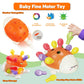 Weilim Montessori Toys For Babies 6 To 12 Months, Baby Toys Sensory Toys For Toddlers 1-3, Fine Motor Toys, Pull String Toy, Stacking Blocks Rings, Baby Tissue Box Toy 5 In 1 Infants Learning Toys