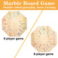 Horow Wahoo Board Game Wooden Original Aggravation Board Game Classic 2 Side Painted Fast Track Game For 4 Player And 6 Player W
