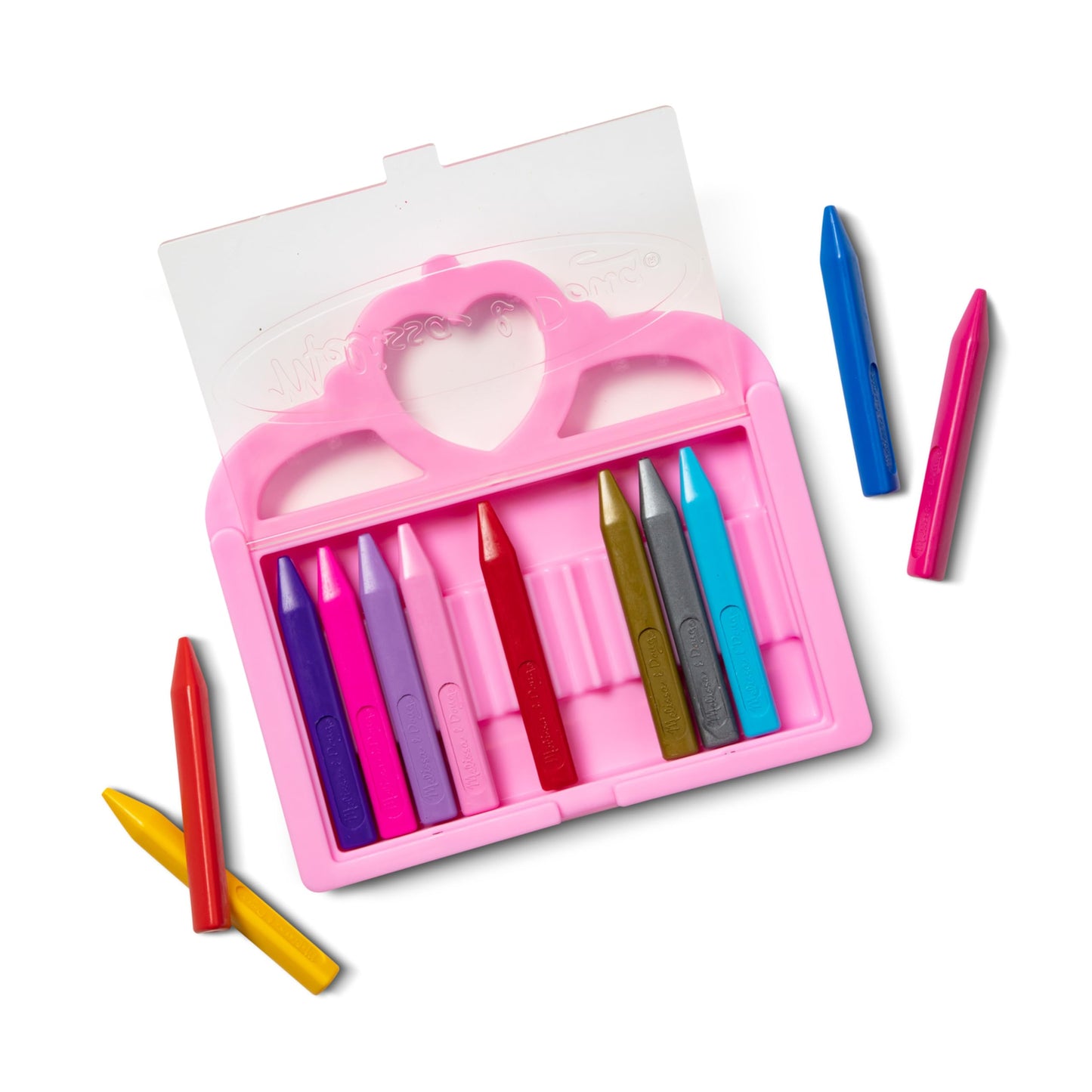 Melissa & Doug Princess Crayon Set - 12 Colors