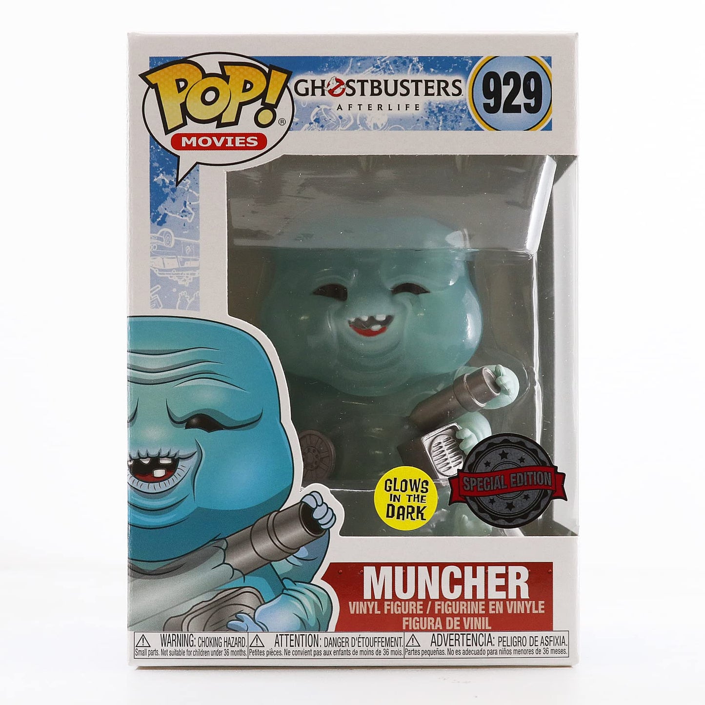 Funko Pop! Movies: Ghostbusters Afterlife Muncher Glows In The Dark Exclusive Vinyl Figure #929
