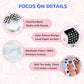 Baby Rattles 0-6 Months Newborn Toys Infant Toys 0-3 Months Rattles For Babies 0-6 Months Baby Toys 0-6 Months, Black And White High Contrast Plush Stuffed Baby Toys For 0 3 6 9 12 Months Girls Boys