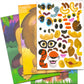 Bendon Publishing Make a Face Sticker Books Set - 3 Activity Books, 450 Stickers, Paper, Colorful Fun for Girls, Kids, Toddlers