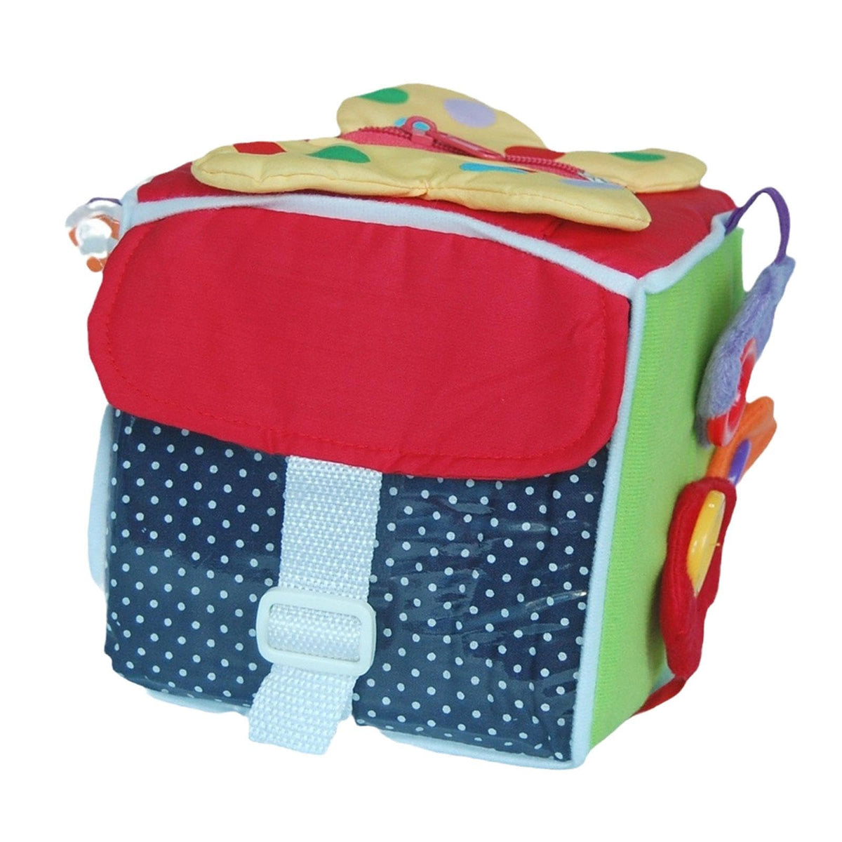 STYLEHEAVEN Buckle Cube Educational Teaching Aids Activity Cube Busy Board for Boys Girls