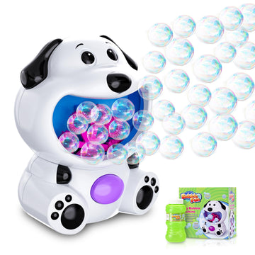 Bubble Machine Toys For Toddlers 1-3 Kids | Kids Bubble Maker Blower With 4Oz Bubble Solution | Ideal Outdoor Party Toys Gift Fo