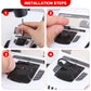 10PCS AllinRC RC Body Clips with Pull Tabs & 2.5mm Body Reamer Universal 1/24 1/28 1/36 Scale RC Clips Upgrades for Axial SCX24