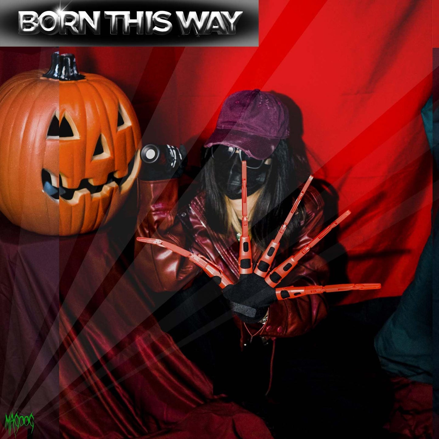 Magoog Halloween Articulated Fingers With Gloves, Articulated Finger Extensions, Scary Skeleton Bone Claw Hand, 3D Printed Novel