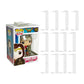 12-Pack Acrylic Shelves Wall Mount Compatible With Pop Figure Display In Box - No Drill Acrylic Floating Shelves Wall Display -