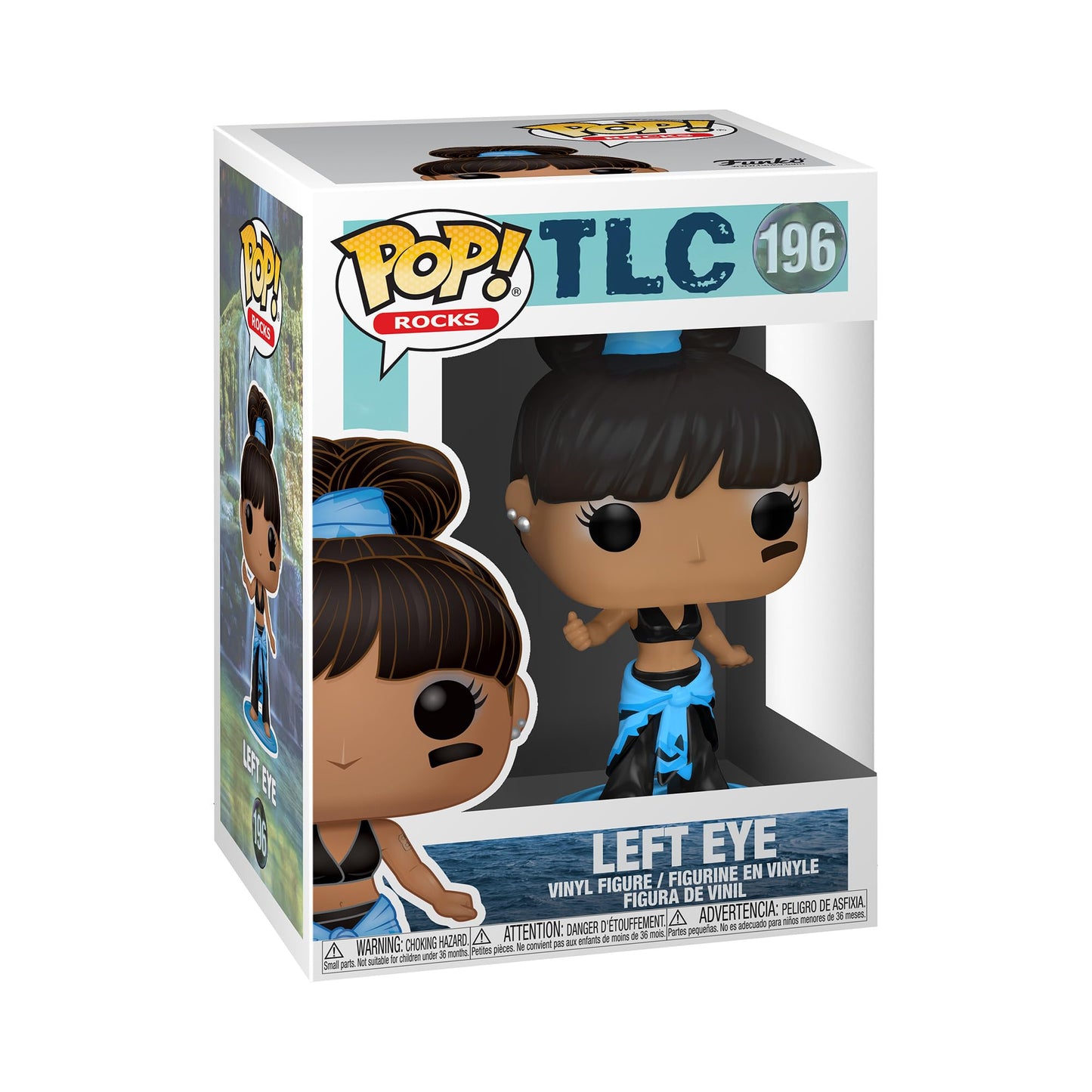 Funko Pop! Rocks TLC Left Eye Vinyl Figure, 3.75 inches, Multicolor, Model 52935