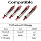 TOOMOD 90mm/105mm RC Oil Shock Absorber Big Bore Damper for 1/10 Slash 2WD, 4WD 4x4,Stampede,Rustler 4X4 VXL, Hoss,Bandit, Ford,